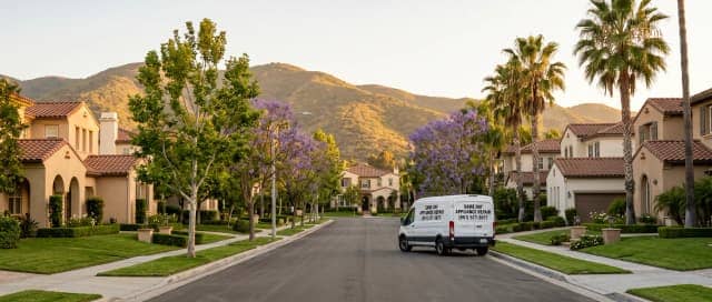 Appliance repair technician in Corona, CA kitchen