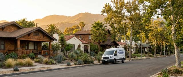 Appliance repair technician in Highland Park, CA kitchen
