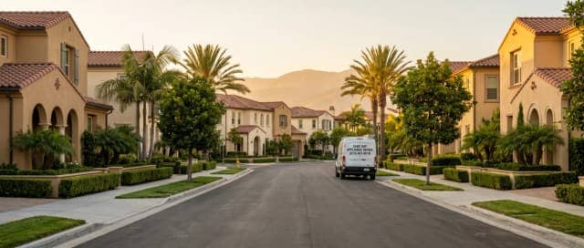 Appliance repair technician in Irvine, CA kitchen
