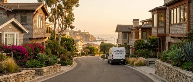 Appliance repair technician in Laguna Beach, CA kitchen