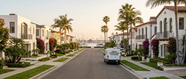 Appliance repair technician in Newport Beach, CA kitchen