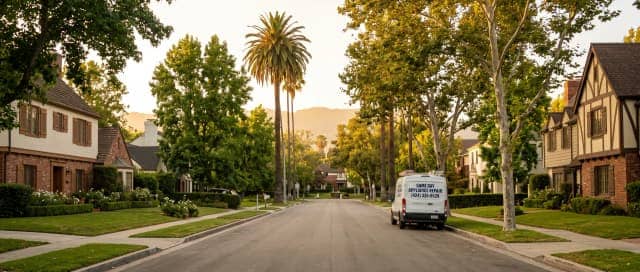 Appliance repair technician in Toluca Lake, CA kitchen