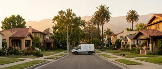 Appliance repair technician in Westlake Village, CA kitchen