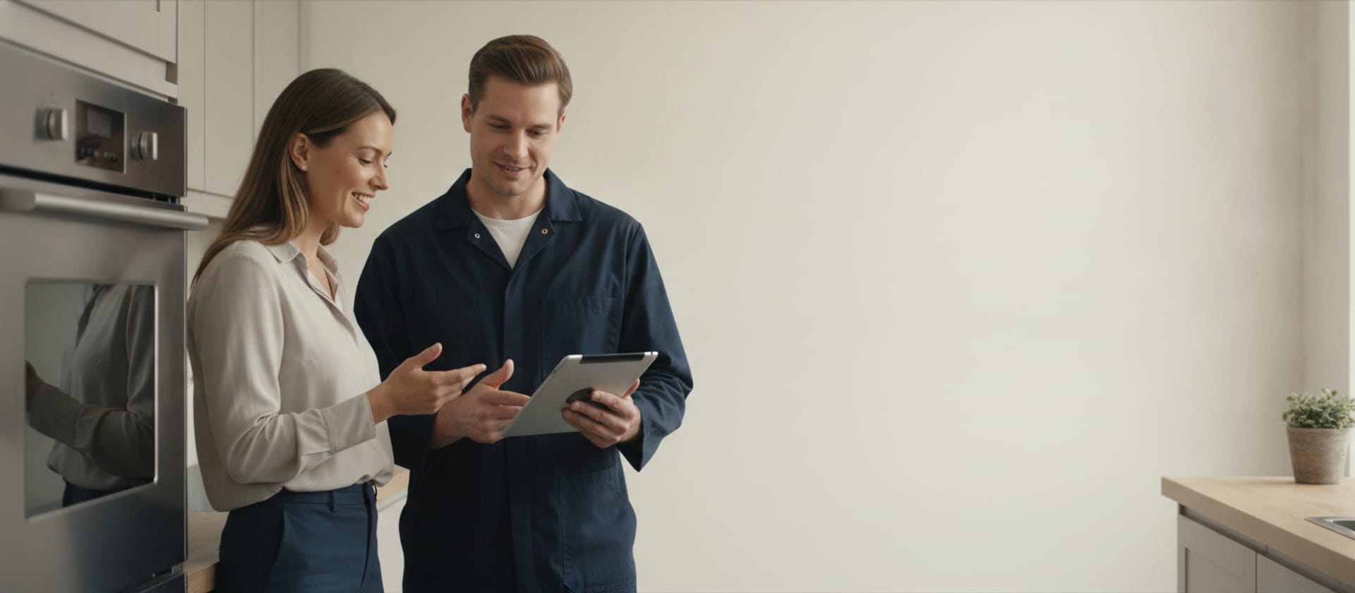 Appliance repair cost estimate review with a Same Day technician